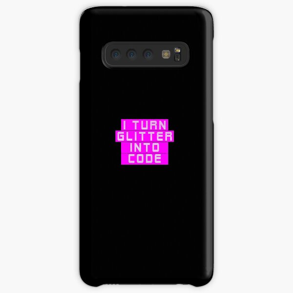 I turn glitter into code girl programmer | GeekGirls Samsung Galaxy Snap Case