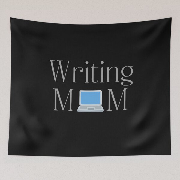 Item preview, Writing Mom t-shirt (with computer) designed and sold by aboutthetshirt.