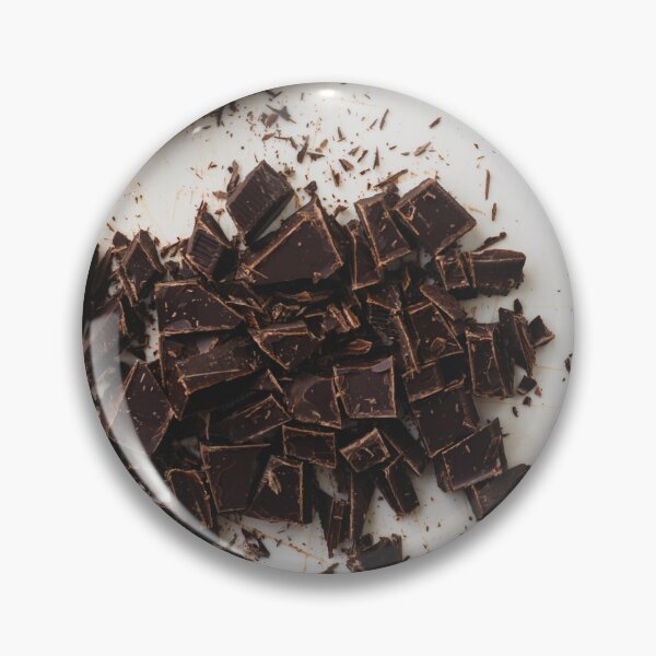 Item preview, Cubed chocolate with a knife Top View designed and sold by Karrakunga.