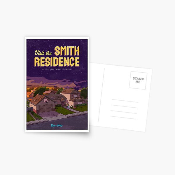 Visit the Smith Residence Postcard
