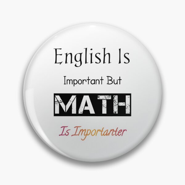 Item preview, English Is Important But Math Is Importanter,Funny gift for math lover designed and sold by Essakhi12.