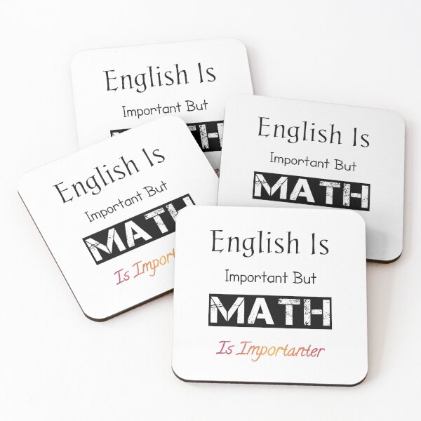 Item preview, English Is Important But Math Is Importanter,Funny gift for math lover designed and sold by Essakhi12.