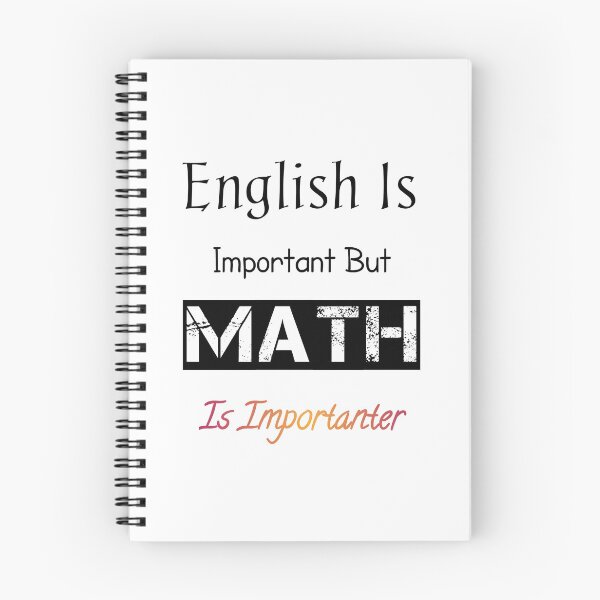 Item preview, English Is Important But Math Is Importanter,Funny gift for math lover designed and sold by Essakhi12.