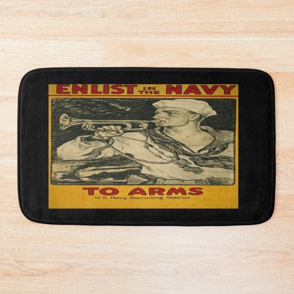 Item preview, Vintage Navy Enlistment Poster designed and sold by Slydell1.