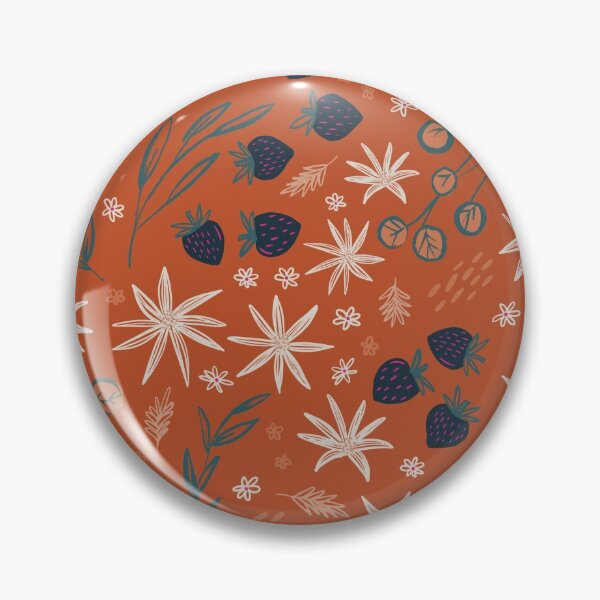 Item preview, Midsummer Day, Orange & Blue Pattern designed and sold by Lindsay Hook.