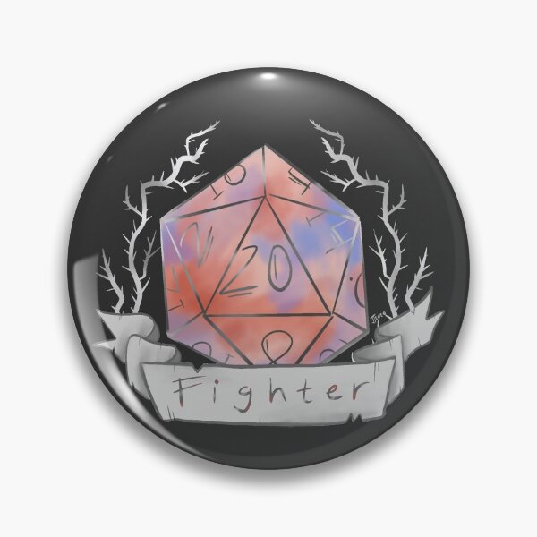 Item preview, Fighter Class D20 designed and sold by DustyPhoenix.