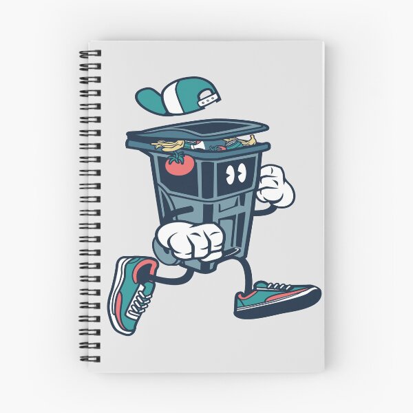 Item preview, Trash can cartoon designed and sold by cartoonbug.