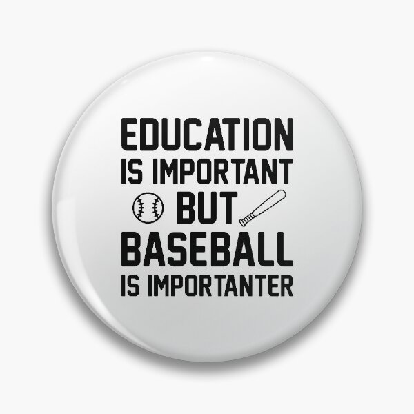 Item preview, Baseball Is Importanter designed and sold by LuckyFoxDesigns.