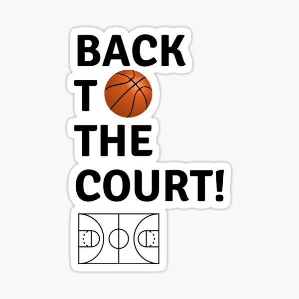 Back to the court, basketball! Sticker
