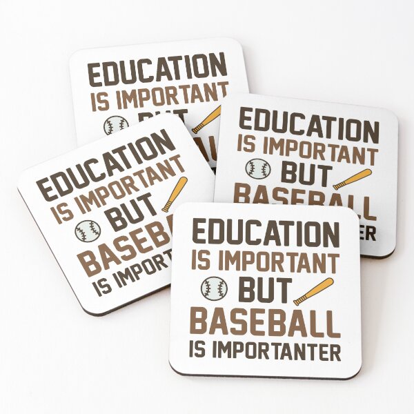 Item preview, Baseball Is Importanter designed and sold by LuckyFoxDesigns.