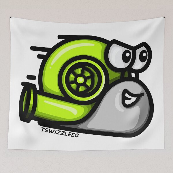 Item preview, Turbo Snail - Gray/Lime Green designed and sold by TswizzleEG.