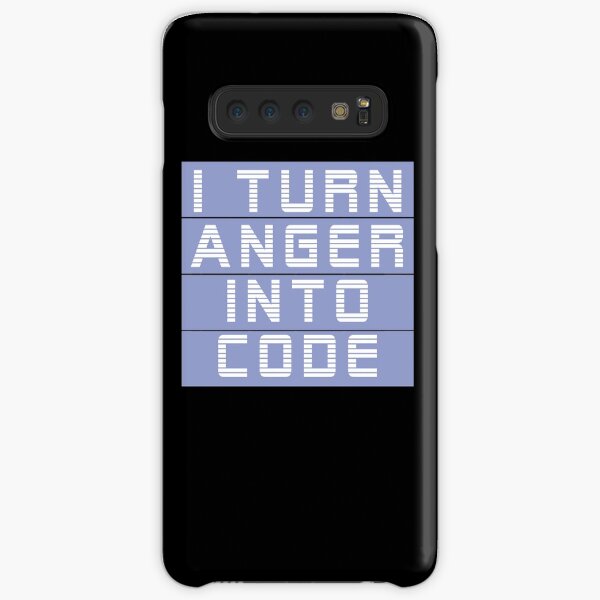 I turn anger into code girl programmer | GeekGirls Samsung Galaxy Snap Case