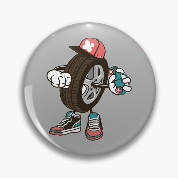 Item preview, Wheel cartoon designed and sold by cartoonbug.