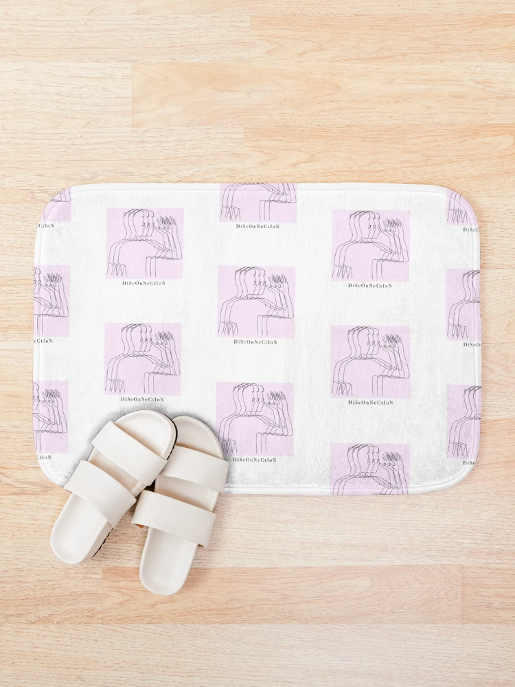 Thumbnail 1 of 6, Bath Mat, Disconnection designed and sold by Catnip Clothing.
