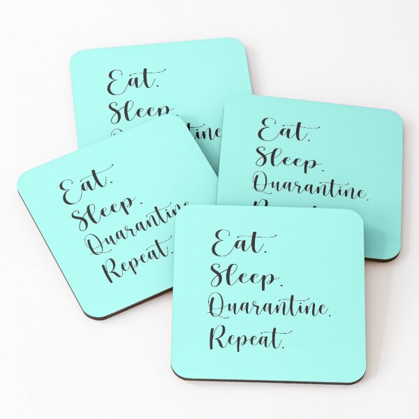 Item preview, Eat Sleep Quarantine Repeat | Quarantined 2020 | Funny Quarantine Gift designed and sold by meedTee.
