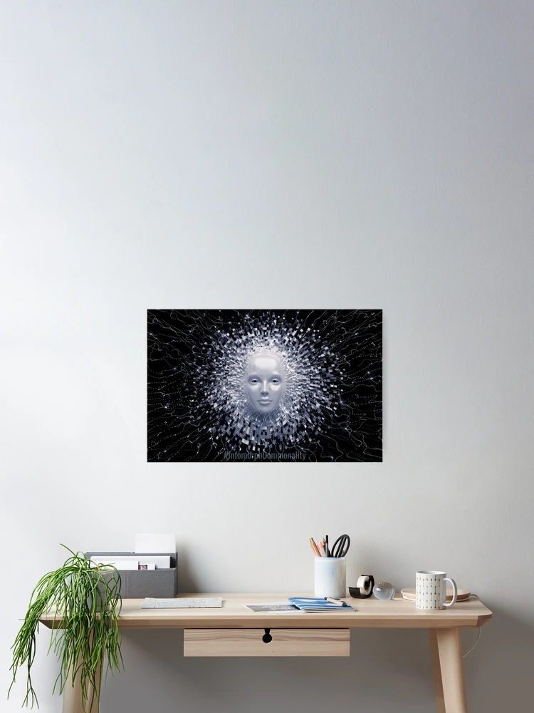 Thumbnail 2 of 3, Poster, #InfomorphCommonality designed and sold by EcstadelicNET.