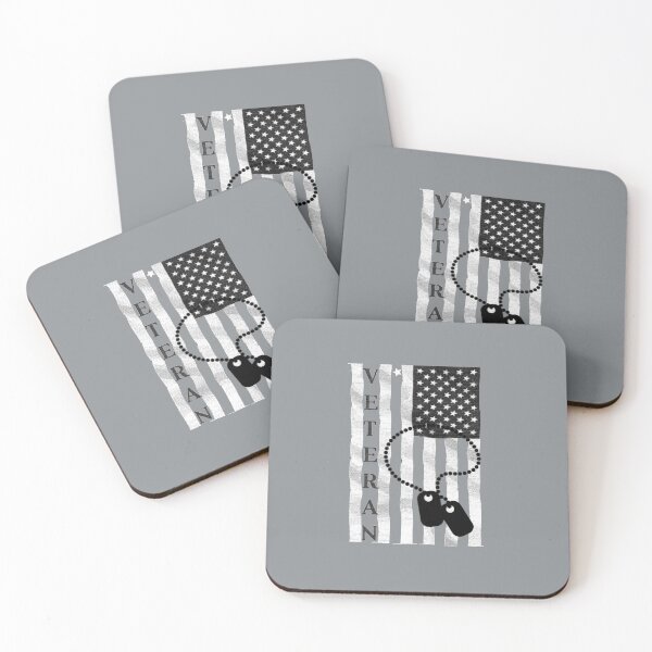 Item preview, Veteran Flag Color Name Tag Graphic Design - Happy July 4th - Best Father Gift Idea - Independence Day  designed and sold by family1ststore.