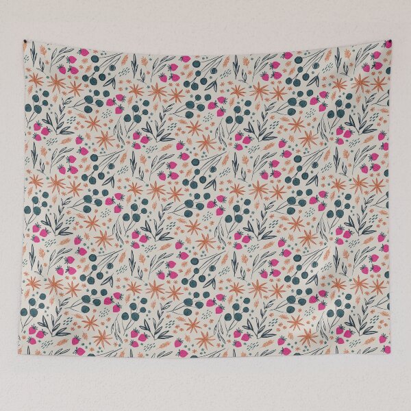 Item preview, Midsummer Day, Pink & Creme Pattern designed and sold by Lindsay Hook.