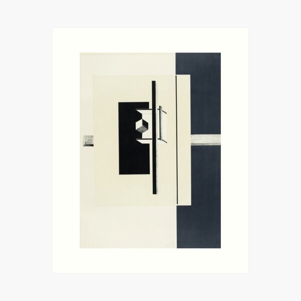 Item preview, 1o Kestnermappe Proun by El Lissitzky designed and sold by Vintage Wall Art.