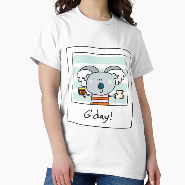 Vista previa del artículo con la obra «G'day - desayuno», diseñado y vendido por JackBrain.