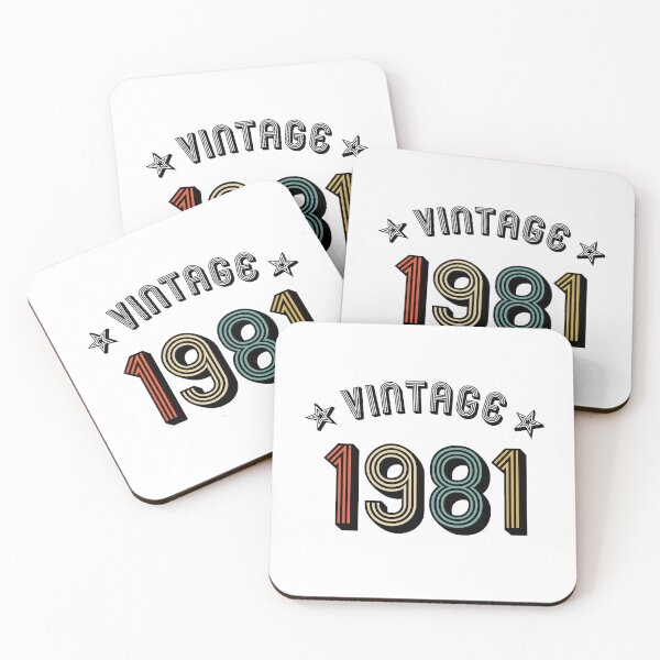 Item preview, 1981 vintage retro vintage year of birth birthday designed and sold by GeogDesigns.