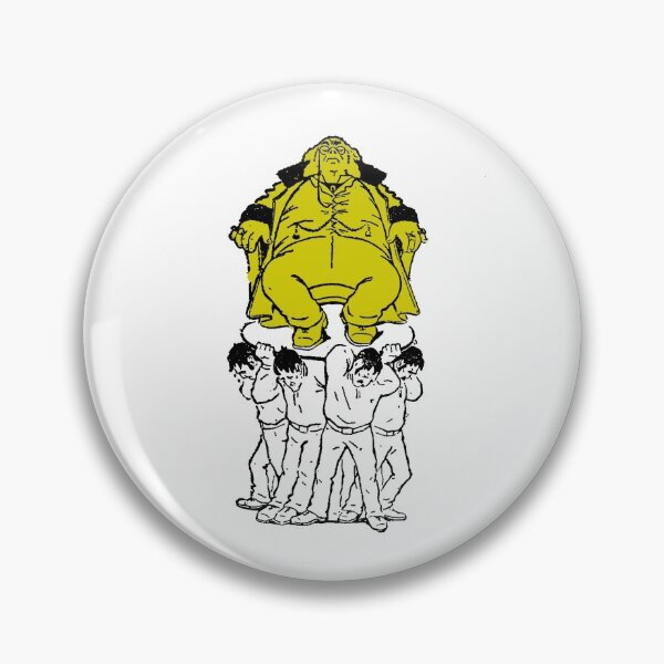 Capital et travail Père Peinard Pin