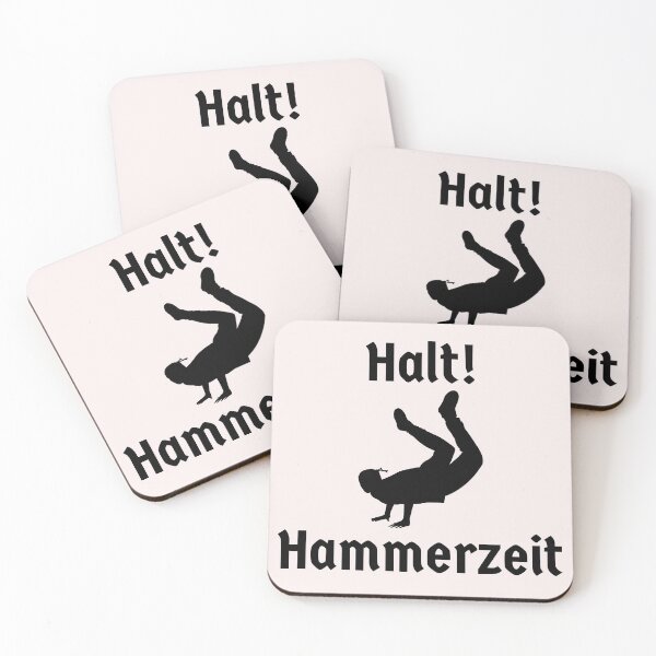 Item preview, Halt Hammerzeit Stop Hammer Time Deutsch German designed and sold by Time4German.
