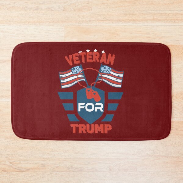 Item preview, Veteran For Trump Flag Color Name Tag Graphic Design - Happy July 4th - Best Father Gift Idea - Independence Day  designed and sold by family1ststore.