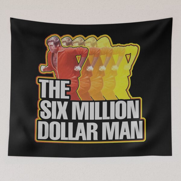 Item preview, The Six Million Dollar Man Sticker designed and sold by Ravensclaw3.