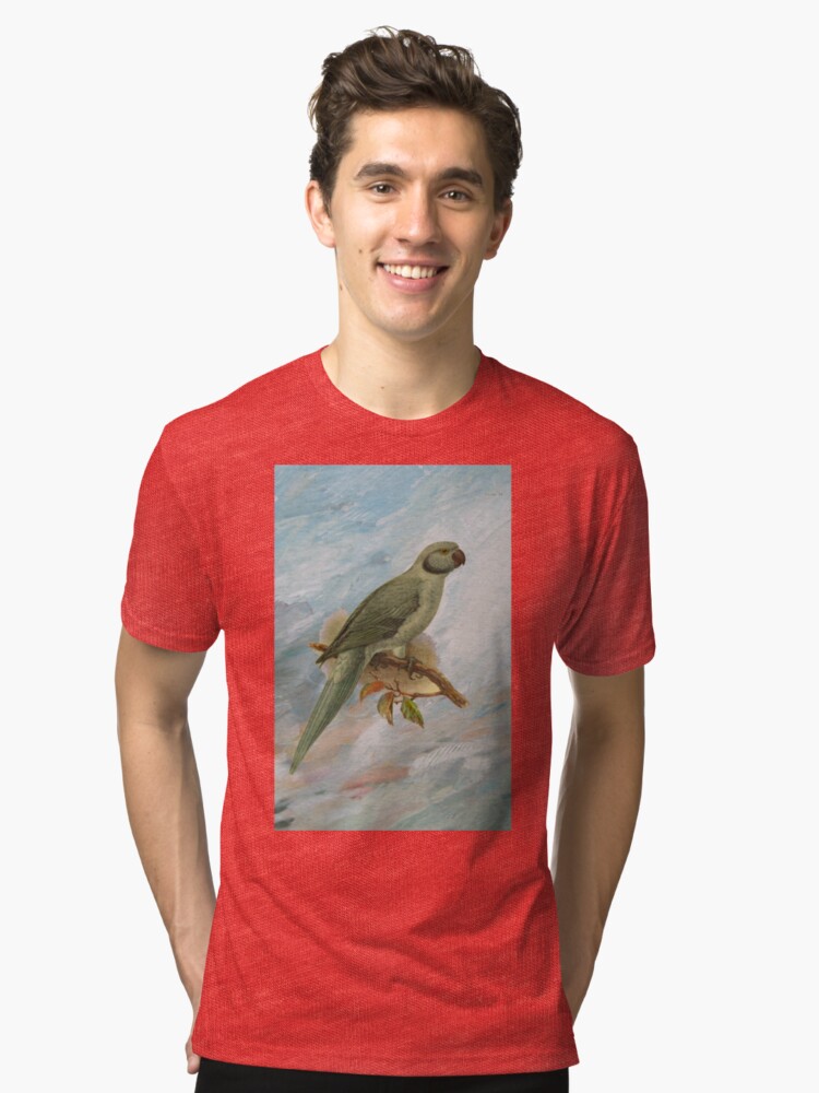 Lukisan Burung Tri Blend T Shirt By Tanduksapi Redbubble