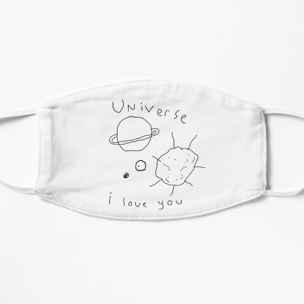 Universe I love you Flat Mask