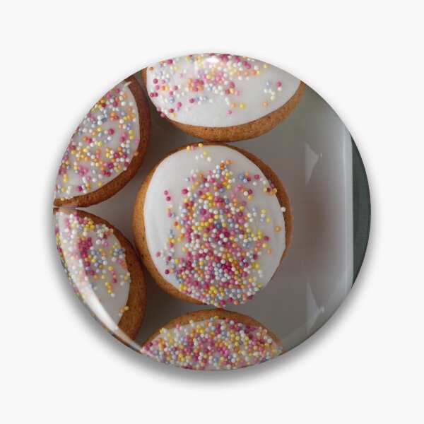 Item preview, Iced Fairy Cakes in a row top down designed and sold by Karrakunga.