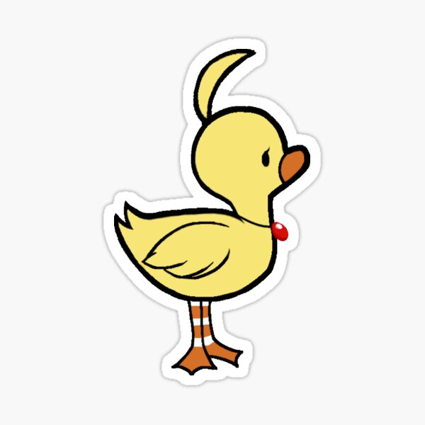 Ahiru Duck Chibi Sticker