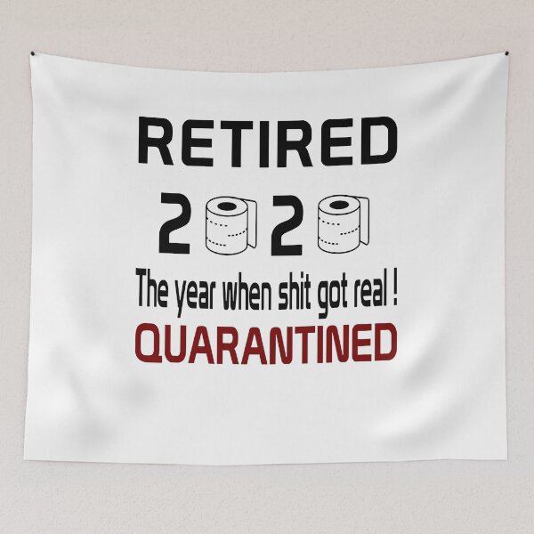 Item preview, Regalo de retiro en cuarentena jubilado 2020 designed and sold by AnimaLovers.
