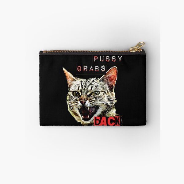Item preview, Pussy Grabs Back (Black background) designed and sold by Thelittlelord.