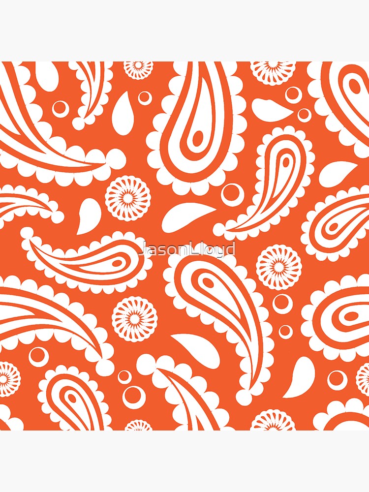 "Orange Hanky Code" Sticker by JasonLloyd Redbubble