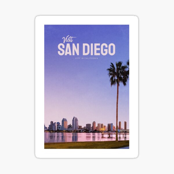 Item preview, Visit San Diego  designed and sold by Mercury Club.