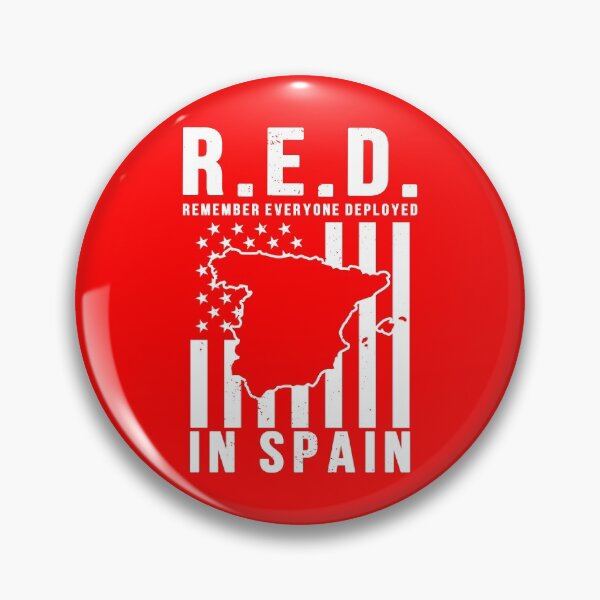 Item preview, RED Friday Remember Everyone Deployed in Spain designed and sold by Gold Wings Tees.