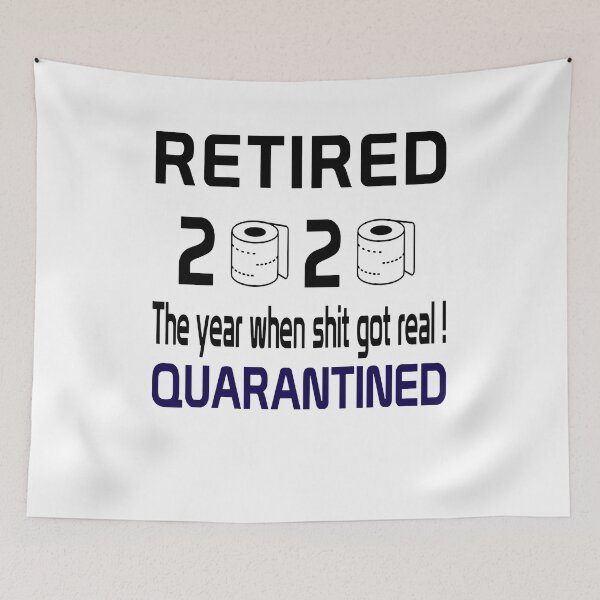 Item preview, Regalo de retiro en cuarentena jubilado 2020 designed and sold by AnimaLovers.