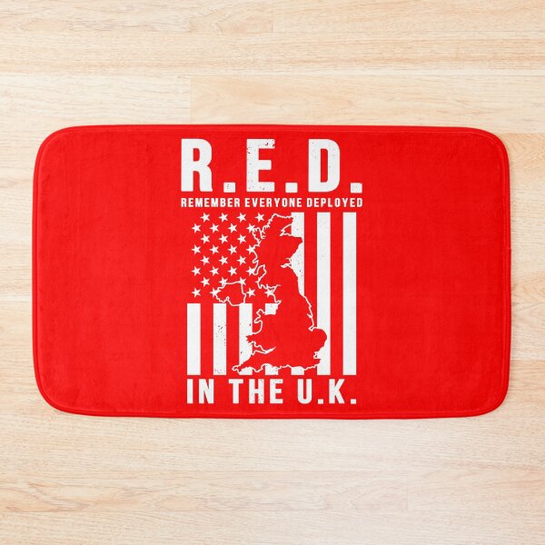 Item preview, RED Frday Remember Everyone Deployed in the United Kingdom designed and sold by Gold Wings Tees.