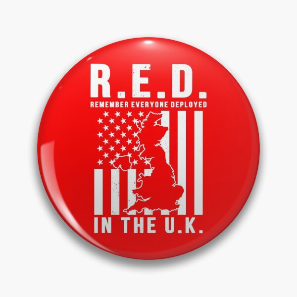 Item preview, RED Frday Remember Everyone Deployed in the United Kingdom designed and sold by Gold Wings Tees.