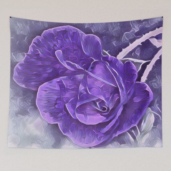 Item preview, Purple rose art designed and sold by Karen Dayton.
