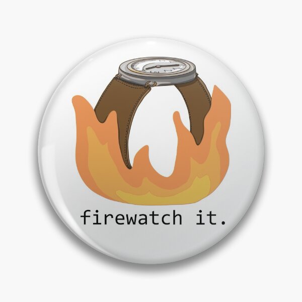 Item preview, firewatch it. designed and sold by studioartbyanna.