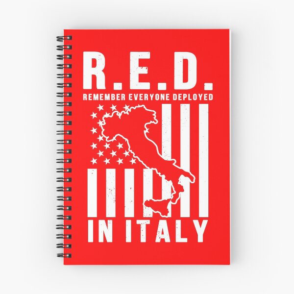 Item preview, RED Friday Remember Everyone Deployed in Italy designed and sold by Gold Wings Tees.