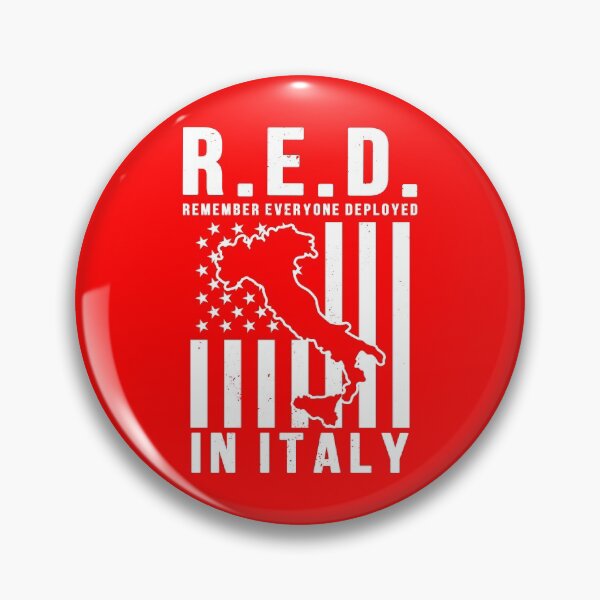 Item preview, RED Friday Remember Everyone Deployed in Italy designed and sold by Gold Wings Tees.