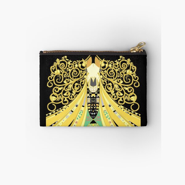 Item preview, A Klimt inspired Mari Lwyd  designed and sold by skullsandsheets.