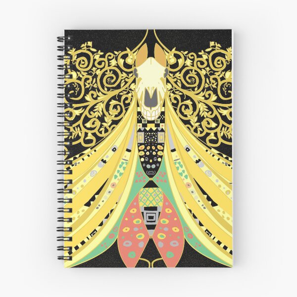 Item preview, A Klimt inspired Mari Lwyd  designed and sold by skullsandsheets.