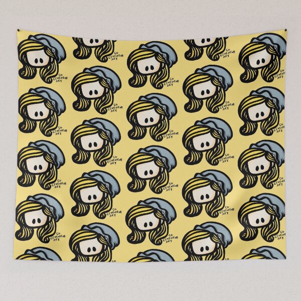 Item preview, Blonde Girl in Beanie designed and sold by gogenevieve.