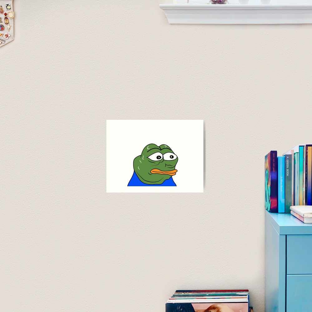 MonkaS Sweating Art Print