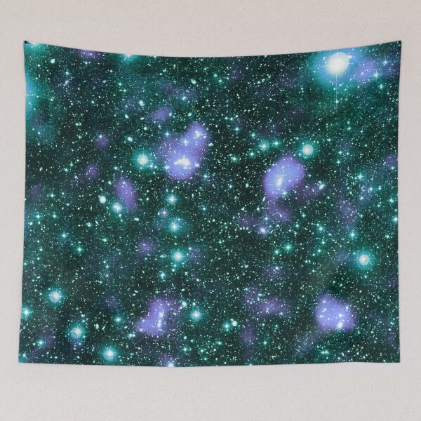 Item preview, Galaxy Dark Matter Periwinkle Turqouise Teal designed and sold by 2sweetsDesign.